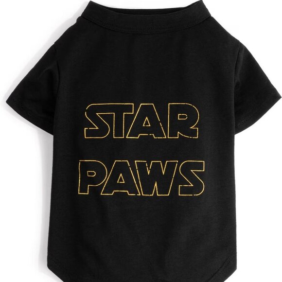NWT fabdog Star Paws dog t-shirt ALL sizes (Star Wars Logo) - Picture 1 of 3